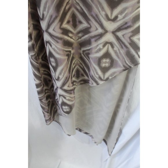 BCBGeneration Womens Grey Multicolor Strappy Sleeveless High Low Dress‎ 4 NWT - Picture 4 of 7